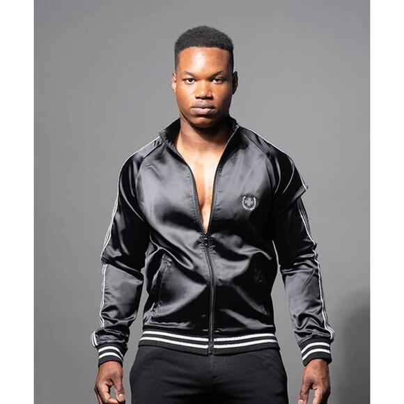 Andrew Christian Squad Satin Jacket Size L. Limited Edition Style NWT - Picture 3 of 8